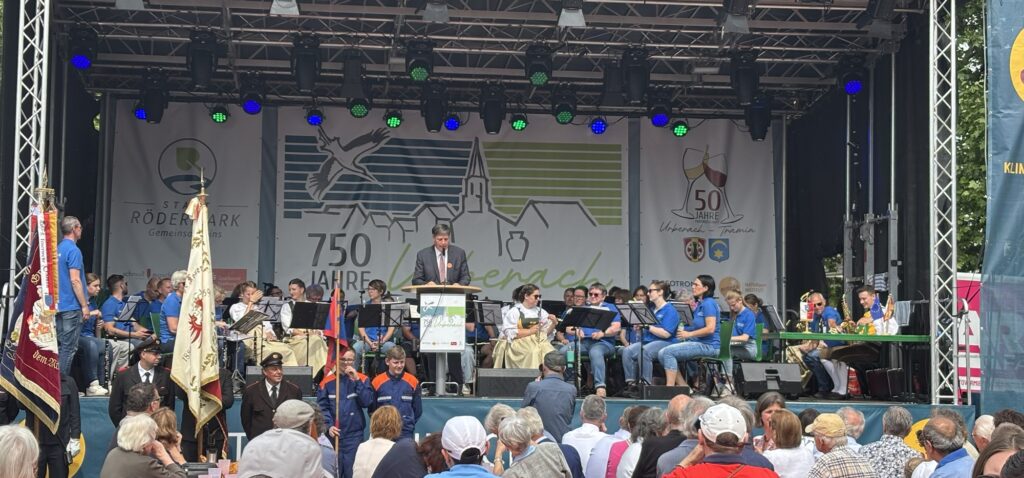 Orbruch un Tramin – 750 Jahr un 50 mol Verbundheit: Mer graduliere allerherzlichschd!
