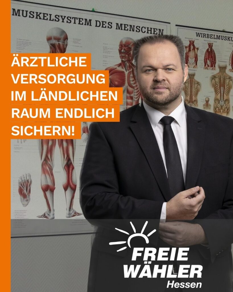 FREIE WÄHLER Hessen: Ärztliche Versorgung im ländlichen Raum endlich sichern