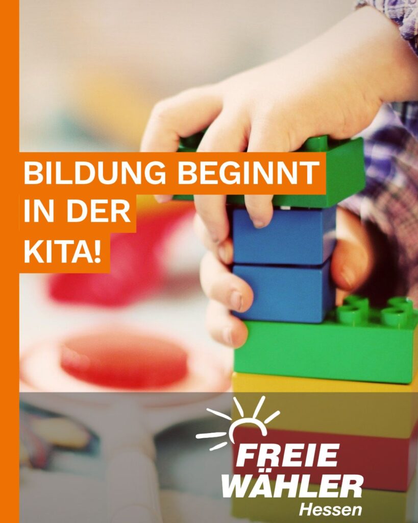 Bildung beginnt in der Kita!